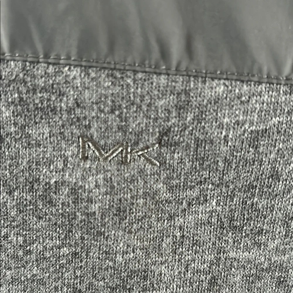 EUC never worn Michael Kors Gray Quilted Vest with High Collar - Picture 4 of 5